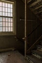 Derelict Staircase - Abandoned Central Islip State Hospital - New York