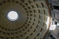 Interior View Of The Dome Of The Pantheon Of Agrippa In Rome