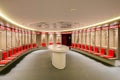 Interior view of dressing room on Amsterdam Ajax Football Arena