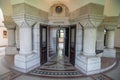 Interior view of the Elizabeth Lookout tower on Janos Hill (Janos-hegy) in Budapest, Hungary Royalty Free Stock Photo