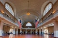 Interior view of the Ellis Island Immigrant Building