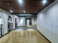 Interior view of empty exhibition hall Royalty Free Stock Photo