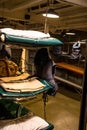 Interior view of the enlisted sleeping quarters onboard the historic USS Slater DE-766, a Cannon