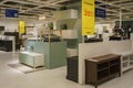 Interior view of the famous IKEA furniture stores