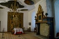 Interior view of the famous Kronborg Castle. Helsingborg, Denmark Royalty Free Stock Photo