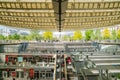 Interior view of the famous Les Halles marketplace