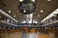 Time out market in Lisbon. Touristic, crowded. Royalty Free Stock Photo