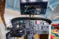 Interior view of a flight simulation device in the Aviation Museum