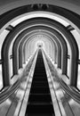 Futuristic tunnel Royalty Free Stock Photo