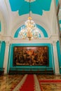 The interior view of the Georgievsky hall in the Grand Kremlin Palace in Moscow. Royalty Free Stock Photo