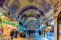 Interior view of Grand Bazaar in Istanbul,Turkey Royalty Free Stock Photo