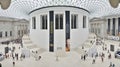 Interior view of the Great Court at the British Museum in London Royalty Free Stock Photo