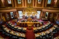 Interior view of the historical Colorado State Capitol Royalty Free Stock Photo