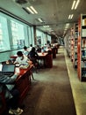 interior view of bubei provical library Royalty Free Stock Photo