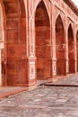 interior view of Humayun\'s tomb of Mughal Emperor Humayun designed by Persian architect Mirak Mirza Ghiyas in Delhi, India