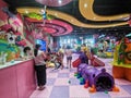 Interior view of indoor children`s paradise in wuhan city