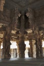 Interior view. Kalyana Mandapa, Vitthala Temple complex, Hampi, Karnataka.