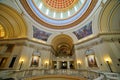 Interior view of the Kansas State Capitol governmental building, United States Royalty Free Stock Photo