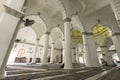 Interior view of Kapitan Keling Mosque in Penang