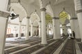 Interior view of Kapitan Keling Mosque in Penang