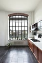 Interior, view of the kitchen Royalty Free Stock Photo