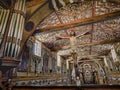 Interior View Latin Baroque Chruch, Quito Ecuador