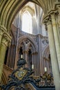 Interior View of the Bayeux Cathedral, France