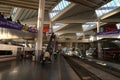 Interior view of Madrid Atocha Station Royalty Free Stock Photo