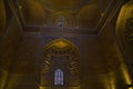 Interior view of the Mausoleum of Tamerlane in Samarkand, Uzbekistan