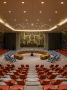 Security Council Room at UN Headquarters, NYC Royalty Free Stock Photo