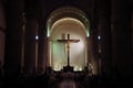 Interior View of the Merida Cathedral on Yucatan, which is built on Mayan ruins Royalty Free Stock Photo