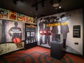 Interior view of The Mob Museum Royalty Free Stock Photo