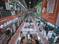 interior view mobile phone market in wuhan city, china