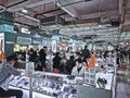 Interior view mobile phone market in wuhan city, china
