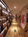 interior view of a modern book store in Wuhan city