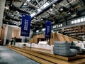 interior view of a modern book store in Wuhan city