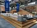 interior view of a modern book store in Wuhan city