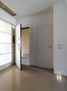 Interior view of a modern entrance of apartment