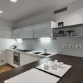 Interior view of a modern kitchen Royalty Free Stock Photo