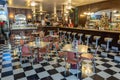 Interior view of Must Be Heaven restaurant in Brenham, TX Royalty Free Stock Photo