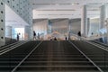 Interior view of the new Acropolis Museum in Athens city, the stairs that leads to the first floor