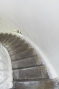 Old spiral staircase. Building abstract background Royalty Free Stock Photo