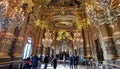 Interior view of the Opera Garnier, in Paris, France. Royalty Free Stock Photo