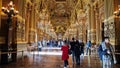 Interior view of the Opera Garnier, in Paris, France. Royalty Free Stock Photo