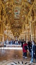 Interior view of the Opera Garnier, in Paris, France. Royalty Free Stock Photo