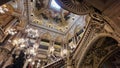 Interior view of the Opera Garnier, in Paris, France. Royalty Free Stock Photo