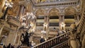 Interior view of the Opera Garnier, in Paris, France. Royalty Free Stock Photo