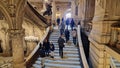 Interior view of the Opera Garnier, in Paris, France. Royalty Free Stock Photo