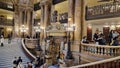 Interior view of the Opera Garnier, in Paris, France. Royalty Free Stock Photo