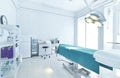 Interior view of operating room in hospital Royalty Free Stock Photo